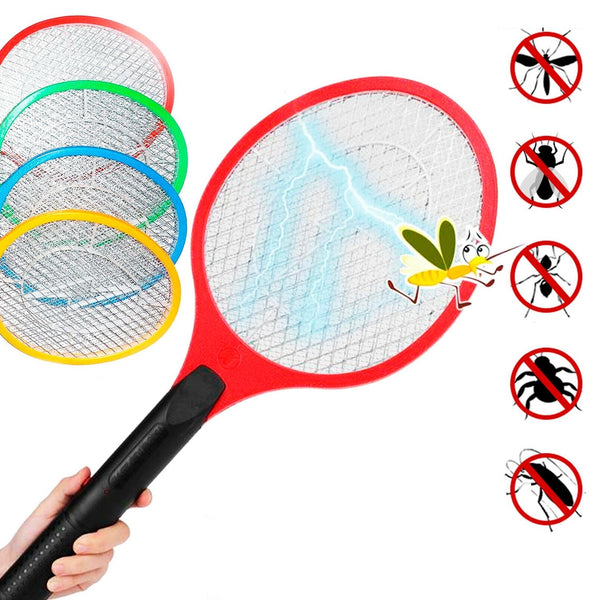 Mosquito Killer Racket Rechargeable Handheld Electric Fly Swatter Mosquito Killer Racket Bat, Electric Insect Killer (Quality Assured) (with cable)