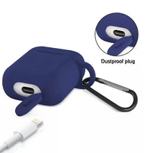 Silicone Shockproof Protection Wireless Headphones Carrying Box Cover with Metal Keychain