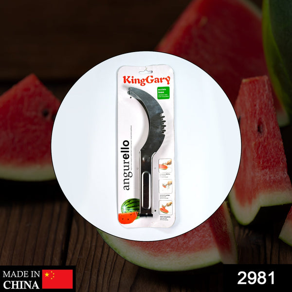 Stainless steel corer and slicer for melons and fruits