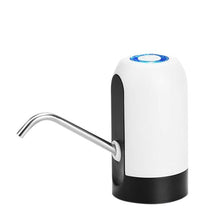 USB rechargeable drinking cooler pump dispenser with blue light indicator