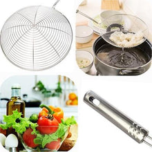 Durable oil strainer for efficient frying and draining